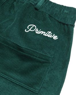 PRIMITIVE Pantalon « Artisan Corduroy Green »